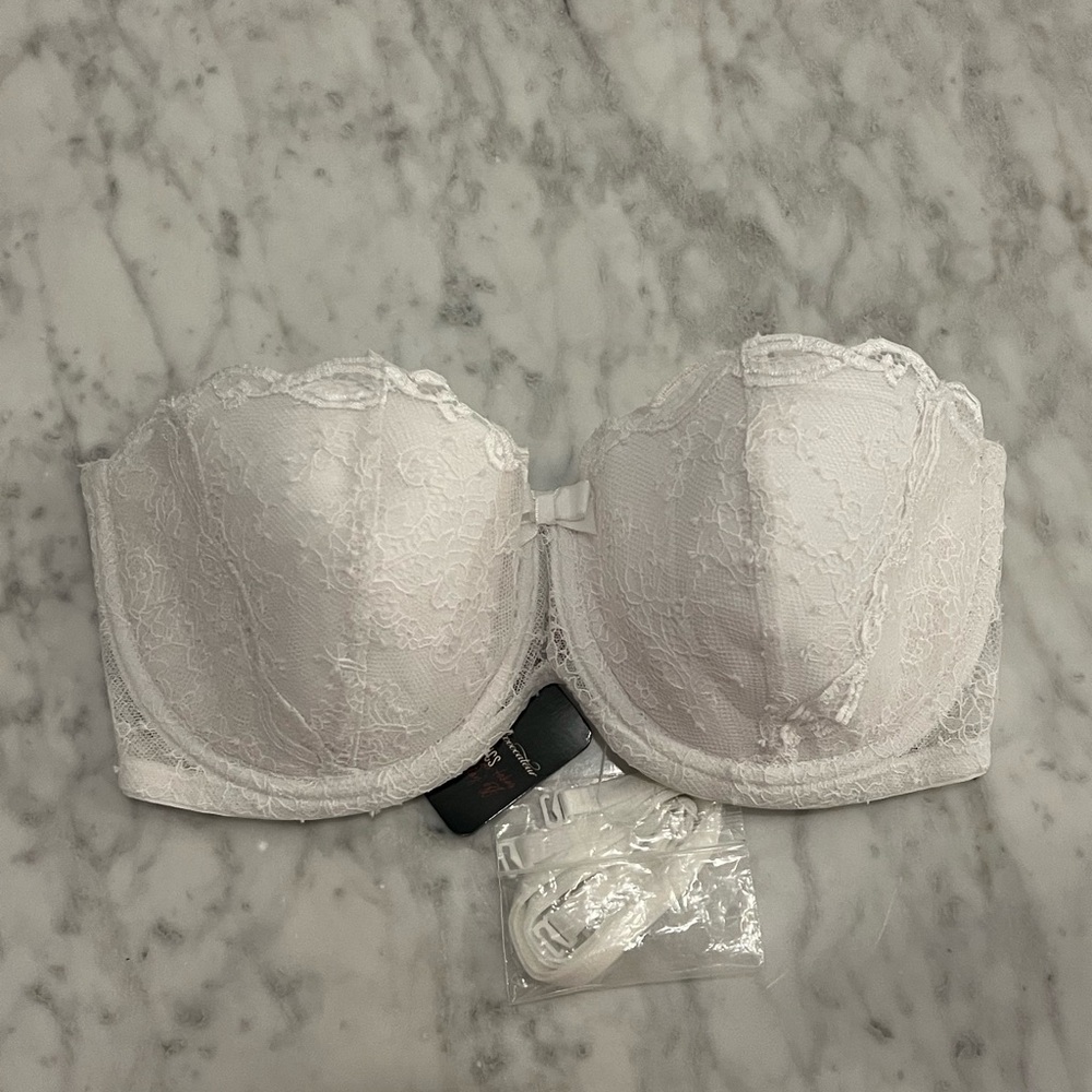 Agent Provocateur Love strapless bra white
